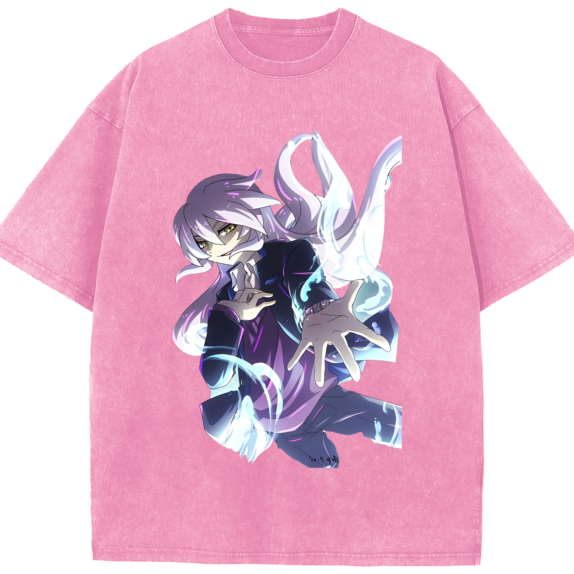 （画像用） 妖怪ウォッチ Yo-kai Watch 綿100% ヴィンテージ風 半袖Tシャツ（フロントプリント）